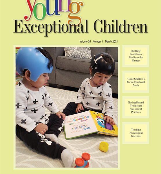 Image of the cover of the Young Exceptional Children Mar 2021 issue