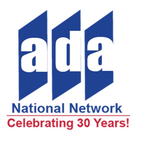 ADA National Network Celebrating 30 Years logo
