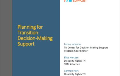 Planning for Transition Decision Making Support