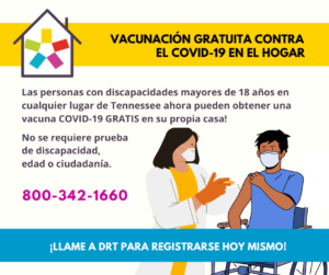 COVID In-home Vaccination Announcement Spanish