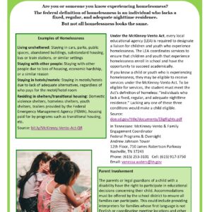Resources for and Rights of Children and Families Who Experience Homelessness image