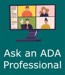 Ask an ADA Professional logo