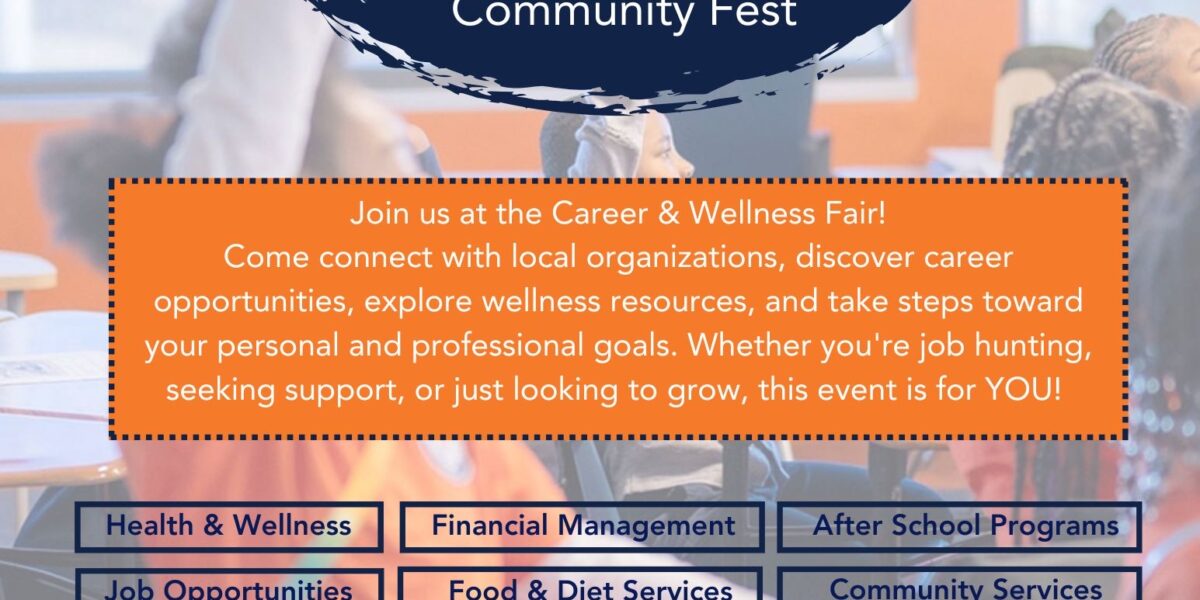 Freedom Preparatory Academy Career & Wellness Community Fair flyer