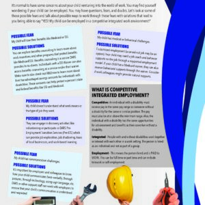 Competitive Integrated Employment - Can My Child Do This? image