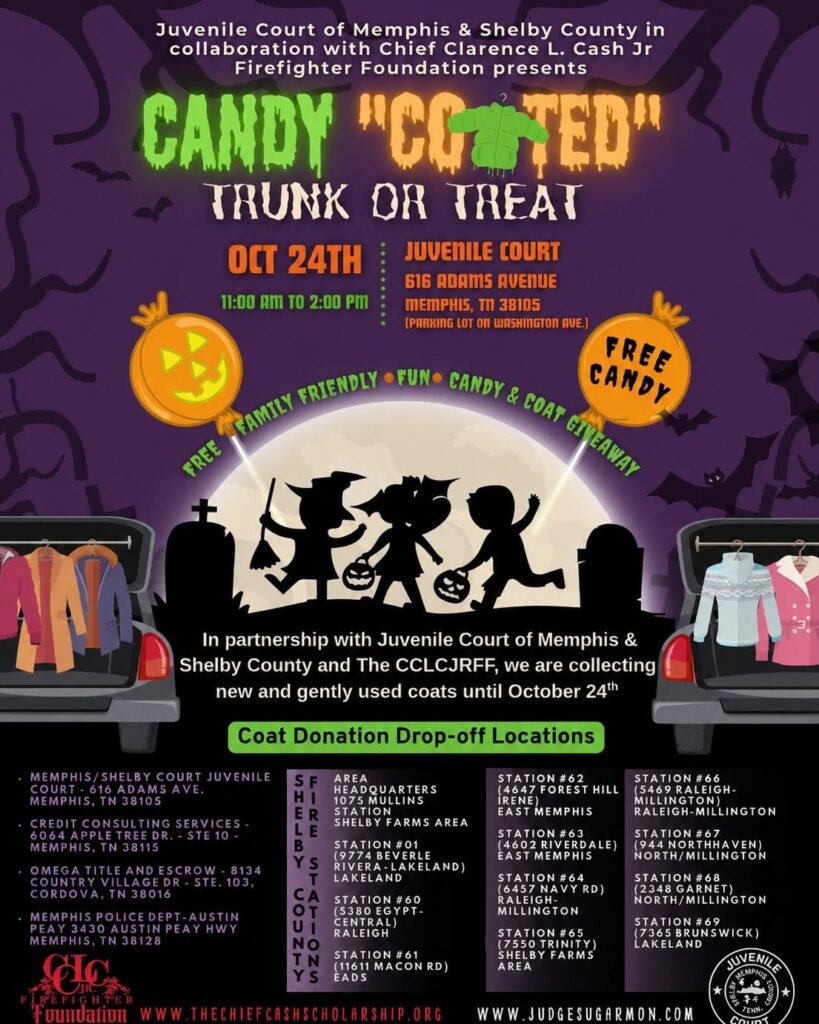 Candy Coated Truck of Treat Event Flyer